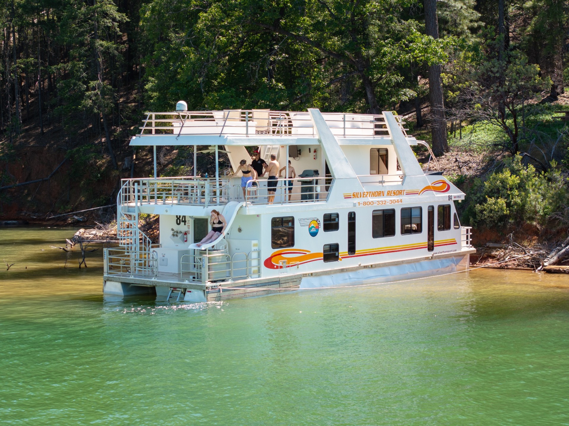 Image showcasing Shasta Lake Houseboat Rentals 2026 | Luxury Fleet | Houseboats.com